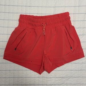 Coral Athleta Girl Shorts